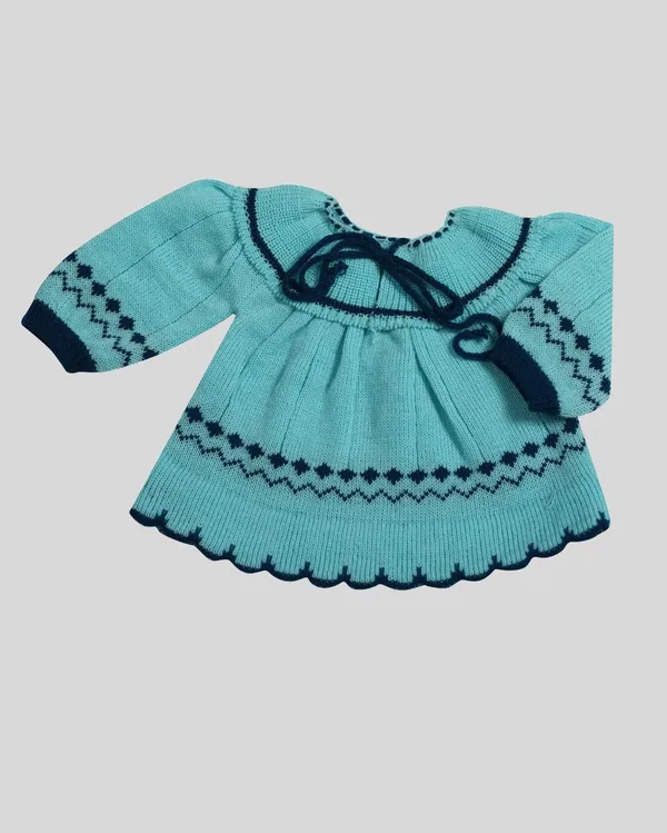 Light_Blue_Frock_Woolen_Knitted__For_Baby.