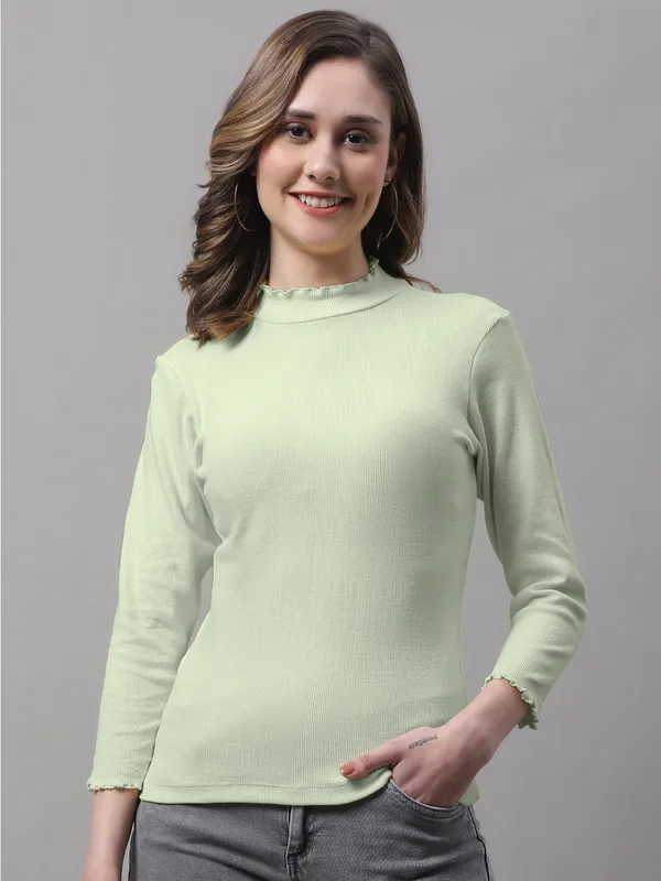 Pista_Cotton_Rib_Turtle_Neck_Medium_Top_For_Women
