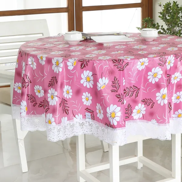 Homerz_Premium_Round_Table_Cover,_60_inch_Diameter,_Waterproof_and_Easy_to_Clean,_2_Years_Brand_Guarantee_(Baby_Pink)