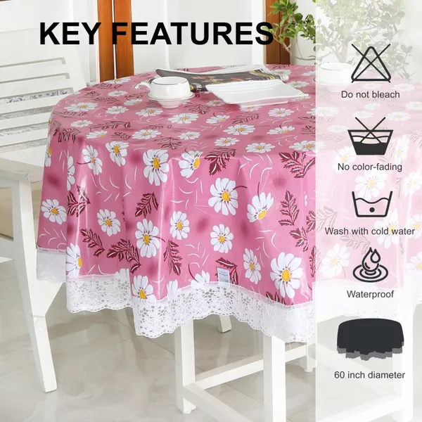 Homerz_Premium_Round_Table_Cover,_60_inch_Diameter,_Waterproof_and_Easy_to_Clean,_2_Years_Brand_Guarantee_(Baby_Pink)