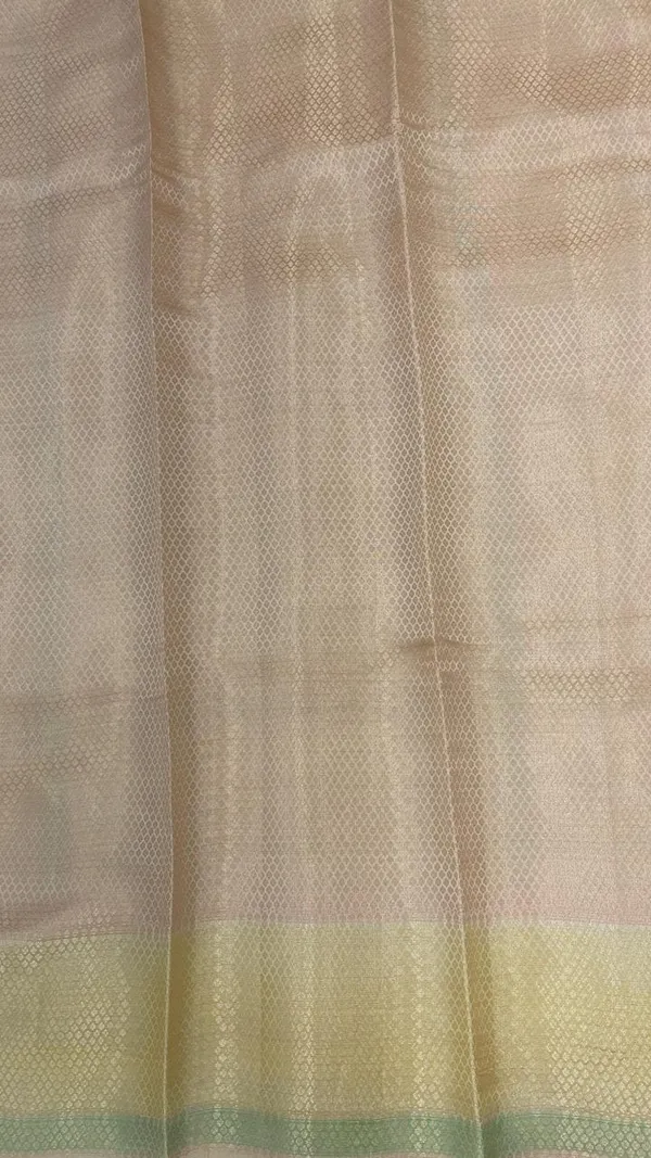 Humairah_Pure_Handloom_Cream_Dupion_Silk_Tilfi_Mina_Zari_Jaal_with_Contrast_Yellow_Skirt_Zari_Border_and_Cream_Blouse