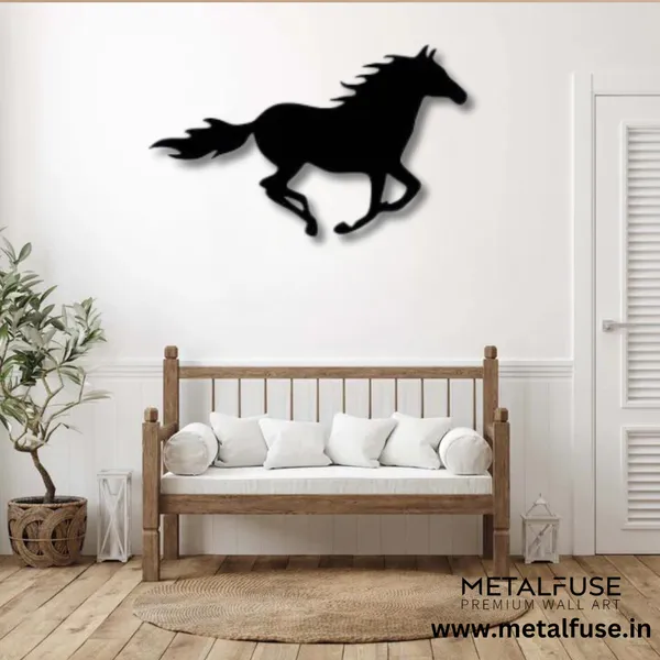Wooden_Wall_Art_for_Home_Decoration__|_Running_Horse__|_Black