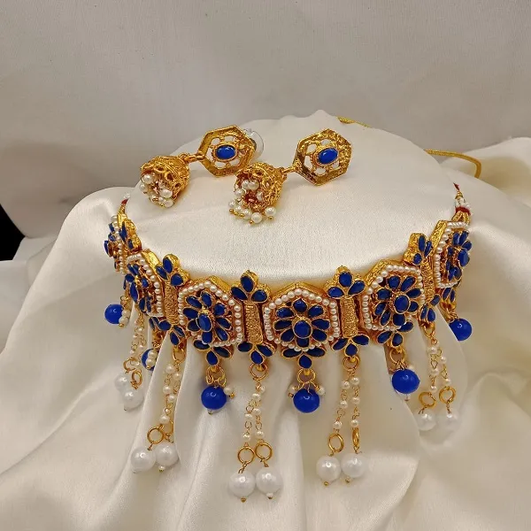 Blue_Kundan_Necklace_Set_For_Women.