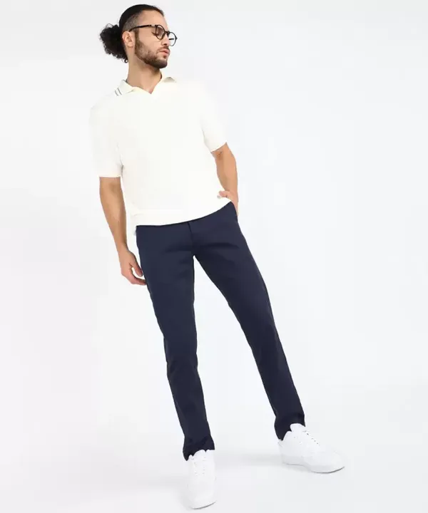 Cotton_Blend_Dark_Blue_Men_Casual_Trousers