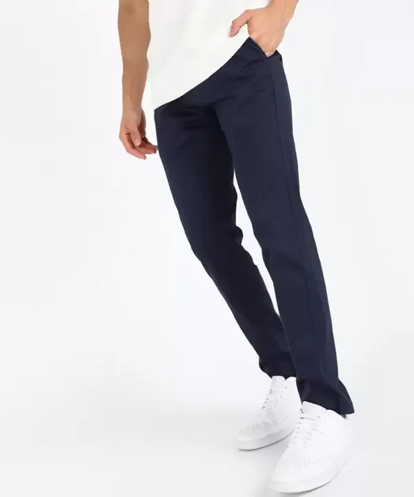 Cotton_Blend_Dark_Blue_Men_Casual_Trousers