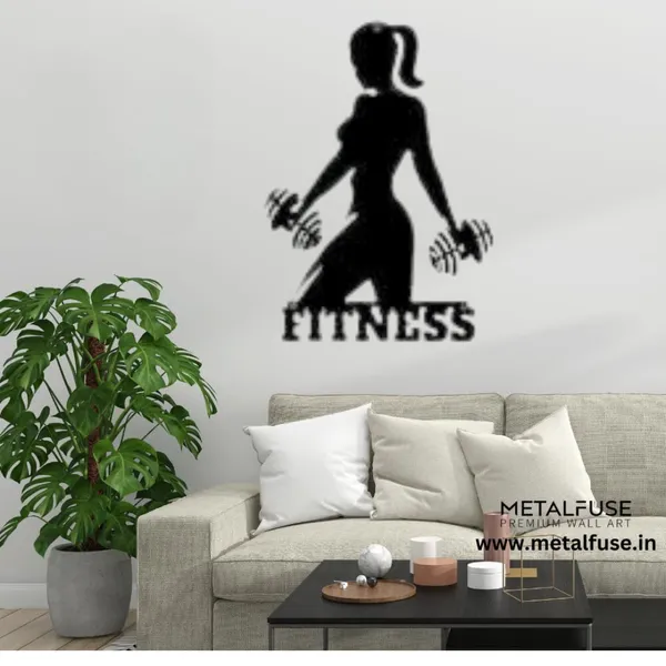 Wooden_Wall_Art_for_Home_Decoration__|_Dumbbell-__|_Black