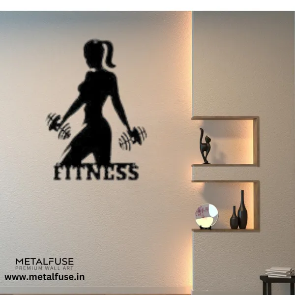 Wooden_Wall_Art_for_Home_Decoration__|_Dumbbell-__|_Black