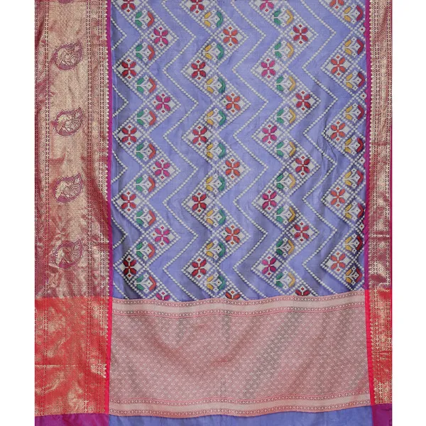 Blue_Art_Silk_Banarasi_Sarees_For_Women