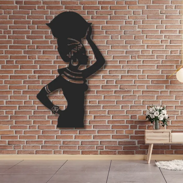 Black_African_women_Wood_Wall_Art