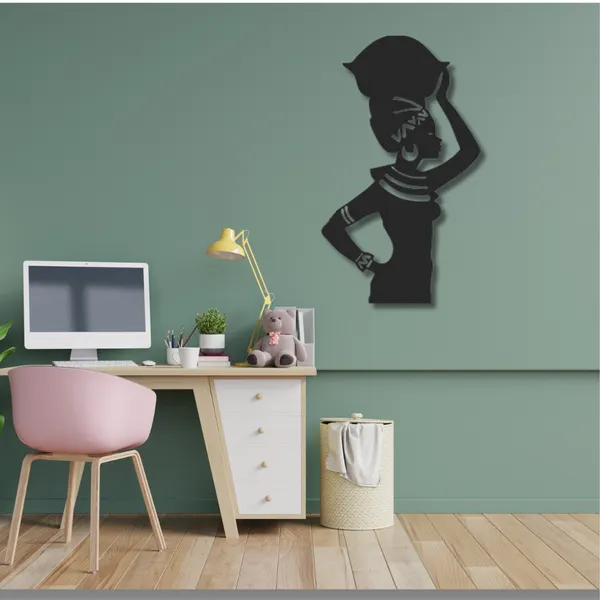 Black_African_women_Wood_Wall_Art