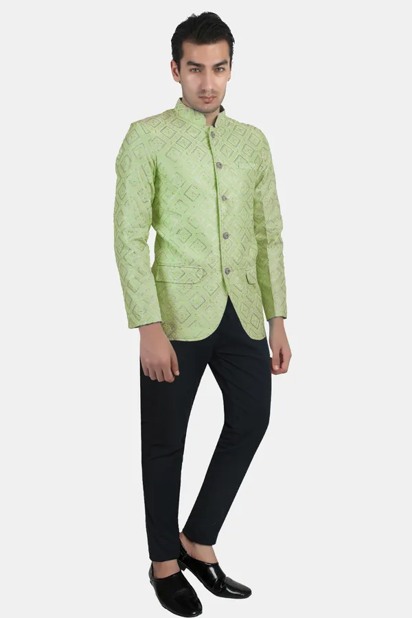 Pista_Embroidered,_Self_Design_Bandhgala