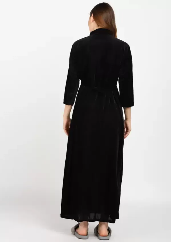 Pack_of_2_Woolen_Nighty_|_Black_/Grey_Velvet_Embroidered_Maxi_For_Women