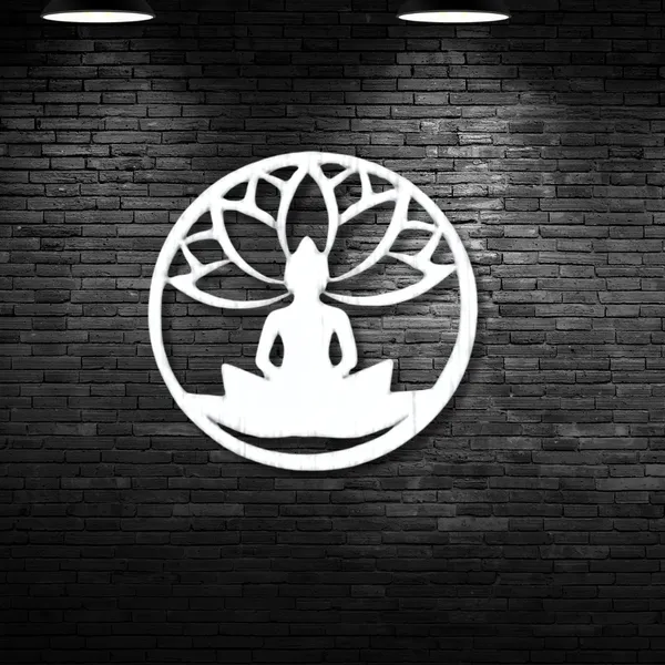 Metal_Wall_Art_for_Home_Decoration__|_Buddha_Lotus_Flower__|_White