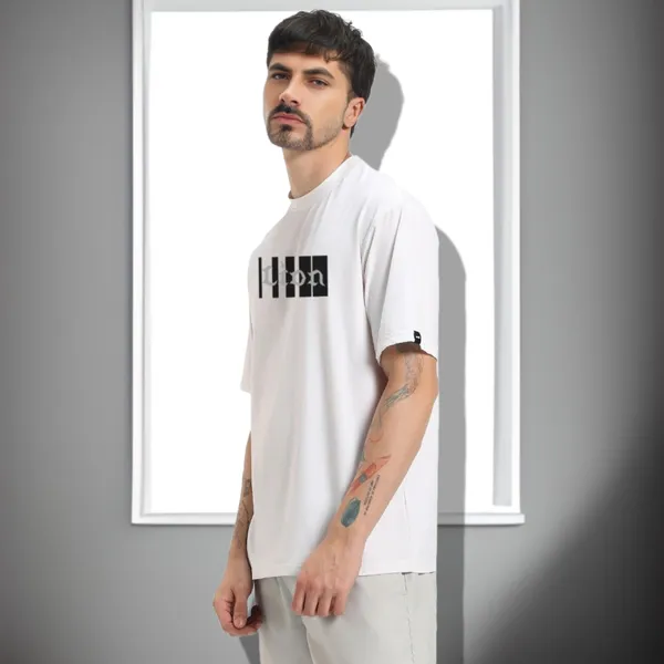 White_Oversized_Printed_Half_Sleeve_Cotton_T-Shirt_For_Men
