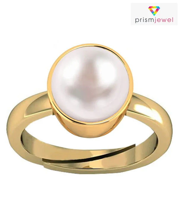 Prism Jewel 7.25 Ratti White Pearl Moti Ring Price in India Buy Prism Jewel 7.25 Ratti White Pearl Moti Ring online at undefined