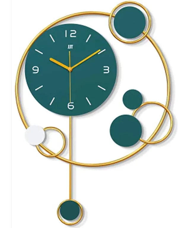 Blue_&_Gold_Iron_Premium_&_Elegant_Rust_Free_Wallclock_Of_(22_X_30)_In