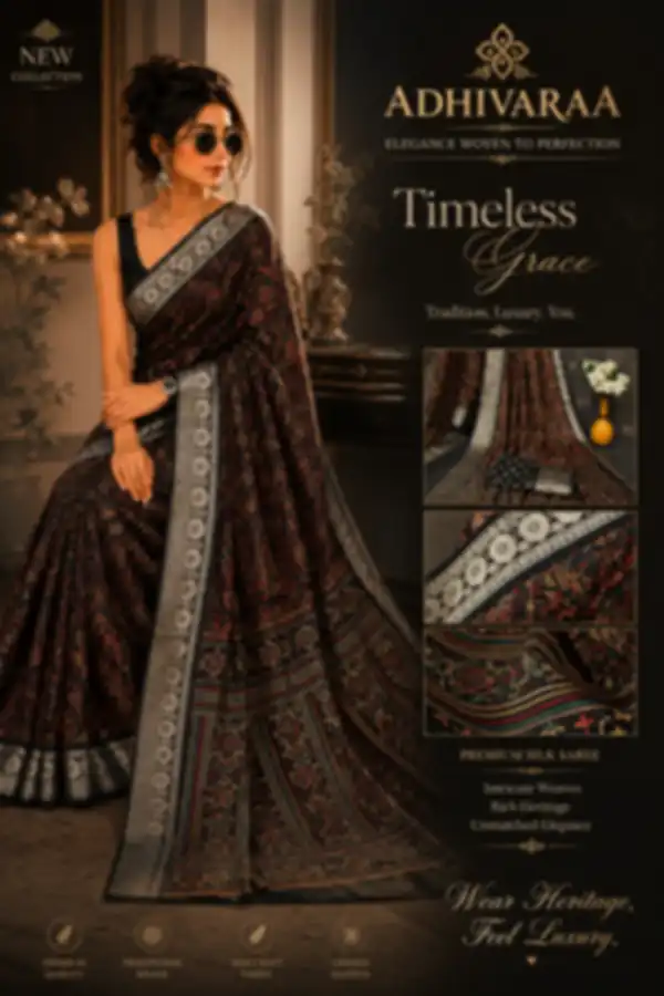 BANNER_KALAMKARI_SILK_WITH_CONTRAST_BLOUSE_PIECE___undefined