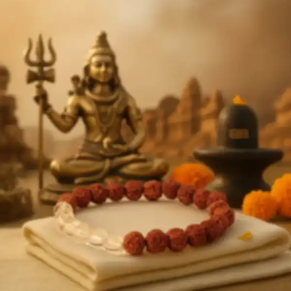 BLOG_5_Mukhi_Rudraksha_Bracelet_with_White_Crystal_Beads:_A_Symbol_of_Balance_and_Positive_Energy__undefined