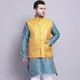 Teal Blue & Mustard__SOJANYA