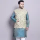 Teal Blue & Pista Green__SOJANYA