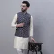 Cream and Navy Blue__SOJANYA