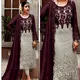 GREY AND PURPLE__Indian Western