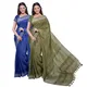 Cobalt Blue & Moss Green__OmenSilks
