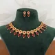 gold/maroon__Vihaa Jewellery