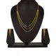 Gold Necklace (3 Line Earring)__JFL