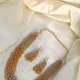 OFF-WHITE/GOLD__Fashion Jewell