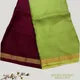 Maroon & Green__SILK TEXTILES BHAGALPUR