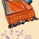Orange__SILK TEXTILES BHAGALPUR