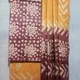 Maroon & Yellow__SILK TEXTILES BHAGALPUR