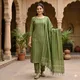 Green__SILK TEXTILES BHAGALPUR