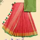 Red__SILK TEXTILES BHAGALPUR
