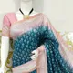 Blue__SILK TEXTILES BHAGALPUR