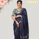 Blue__SILK TEXTILES BHAGALPUR