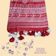 Red__SILK TEXTILES BHAGALPUR