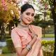 LIGHT PEACH__NARI SRINGAAR