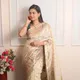Off White__Royal Rajgharana Sarees