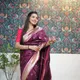 Wine__Royal Rajgharana Sarees
