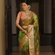 PERROT GREEN __Royal Rajgharana Sarees