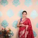 Wine(red)__Royal Rajgharana Sarees