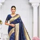 Navy Blue__Royal Rajgharana Sarees