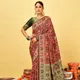 green maroon __Women Elegence