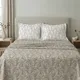 Antique Pewter & White Leaves__Huesland