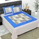 BLUE__Jaipuri bedsheet