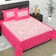 PINK__Jaipuri bedsheet