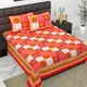 RED__Jaipuri bedsheet