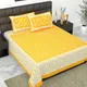 YELLOW__Jaipuri bedsheet